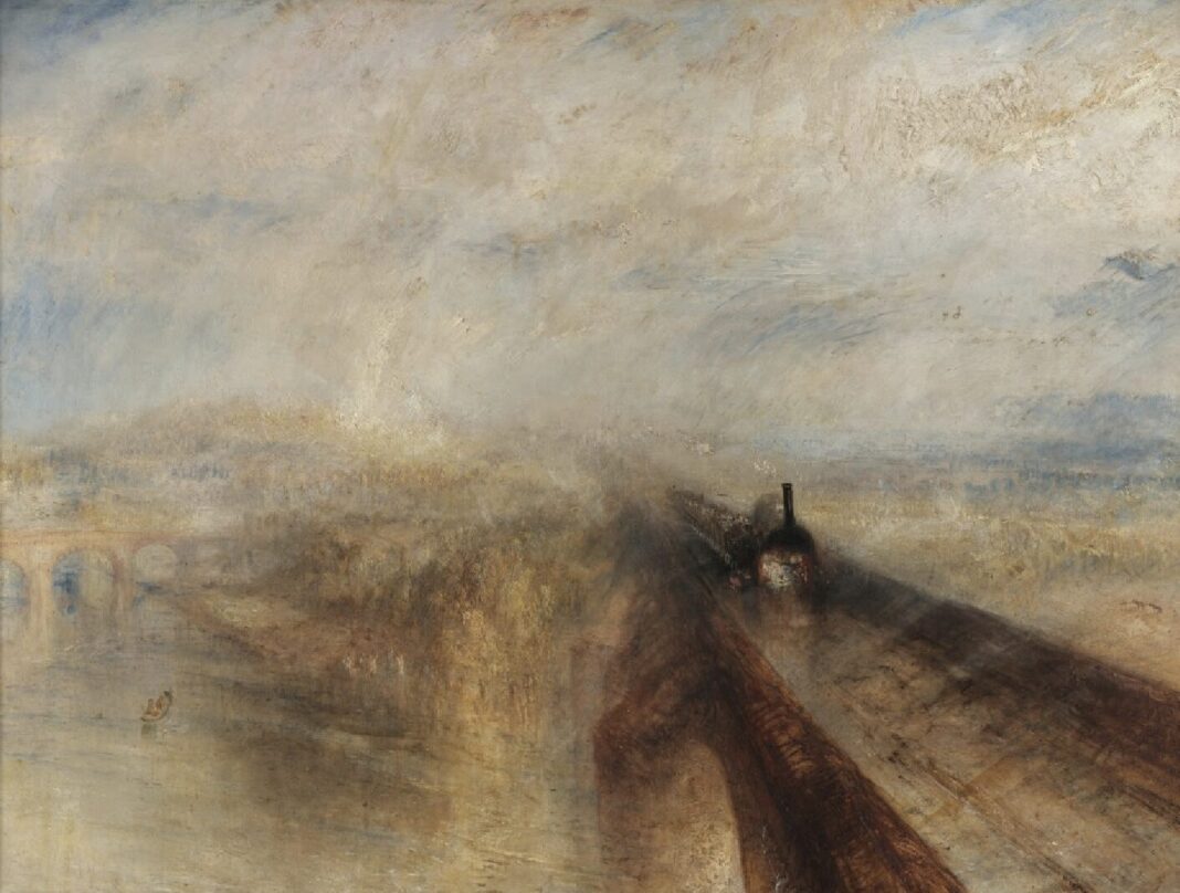 Lluvia, vapor y velocidad (1844). Joseph Mallord William Turner. The National Gallery, London.