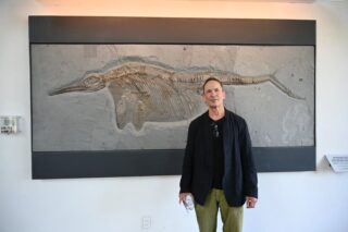 Forrest Gander, autor de Dos veces vivo. Fotos del Museo de Historia Mexicana (Nuevo León).