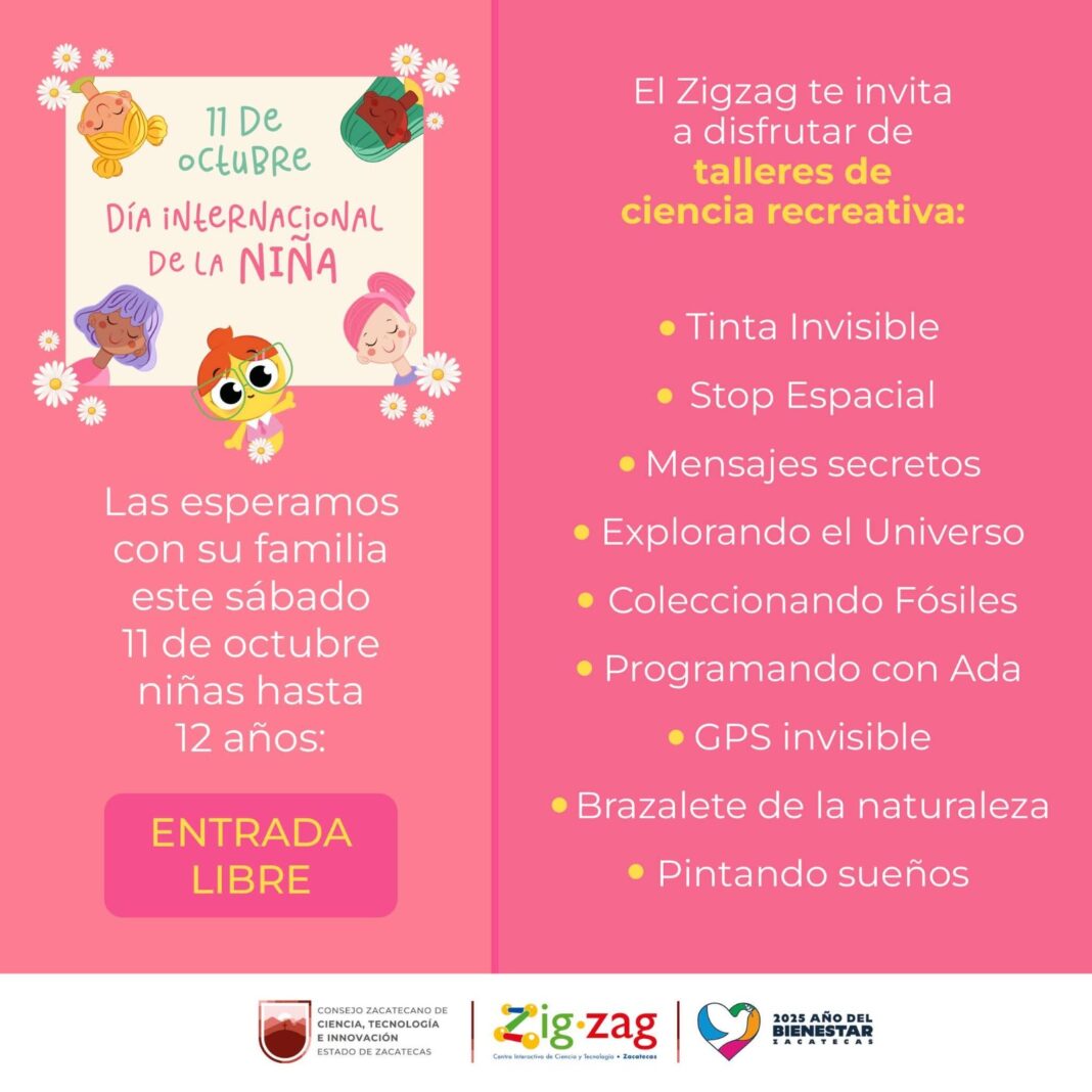 Las niñas de hasta 12 años de edad tendrán entrada libre. Foto: Cortesía.