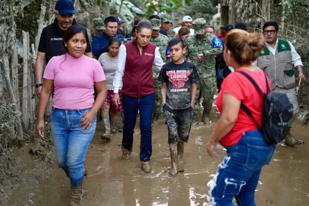 Claudia Sheinbaum reiteró a las y los habitantes que: “No están solos”. Foto: Cortesía.