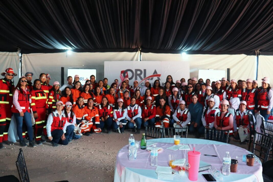 El evento se llevó a cabo en las instalaciones de la mina. Foto: Cortesía.