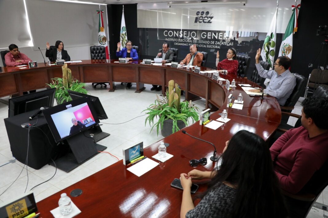El Consejo del IEEZ tomó decisiones. Foto: Cortesía.