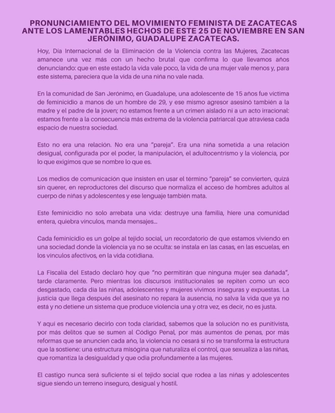 En el documento, también se cuestiona la postura de la Fiscalía del Estado. Foto: Cortesía.