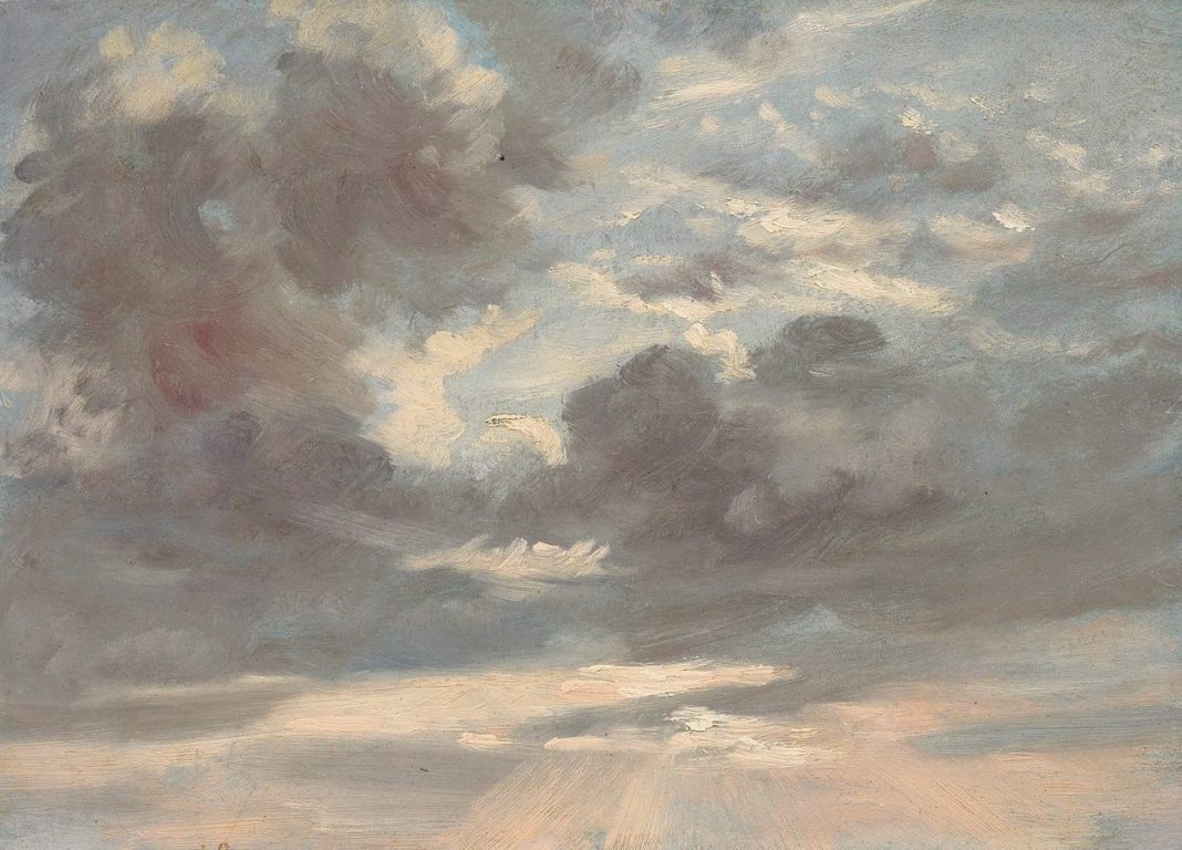 John Constable. Estudio de nubes, atardecer tormentoso. 1821-22. Tate Gallery (Londres).