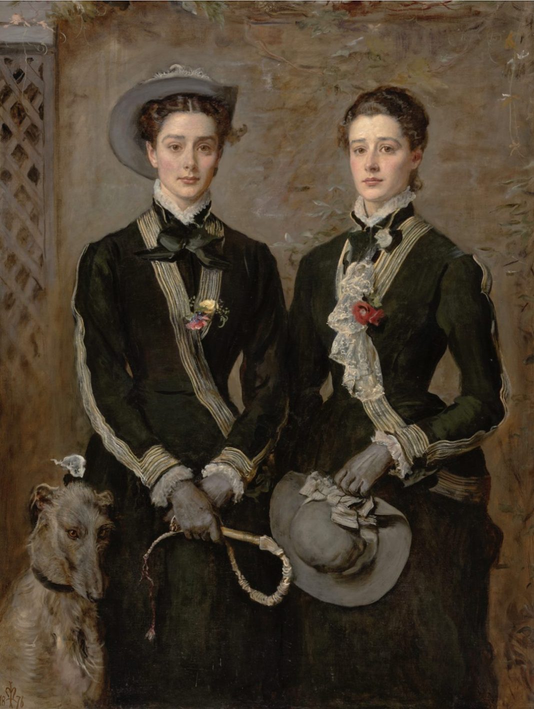 Las gemelas, Kate y Grace Hoare, John Everett Millais (1829-1896), 1876. Colección privada.