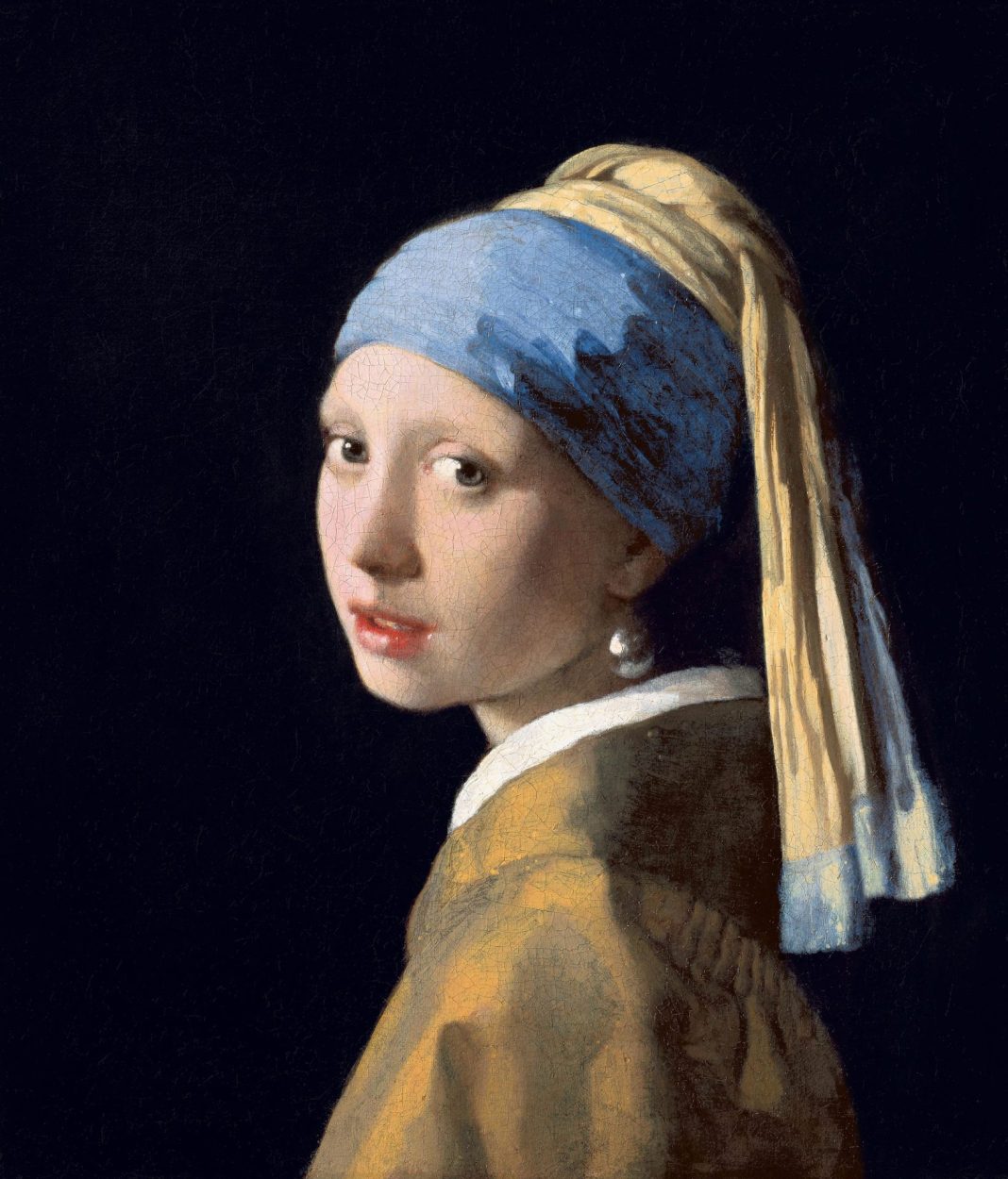Johannes Vermeer. La joven de la perla o Muchacha con turbante. 1665-1667. Museo Mauritshuis de La Haya.