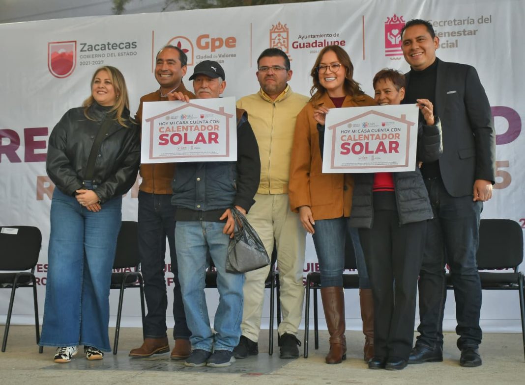 Se beneficia a 750 familias, es decir, más de 2 mil 200 habitantes. Foto: Ayuntamiento de Guadalupe.