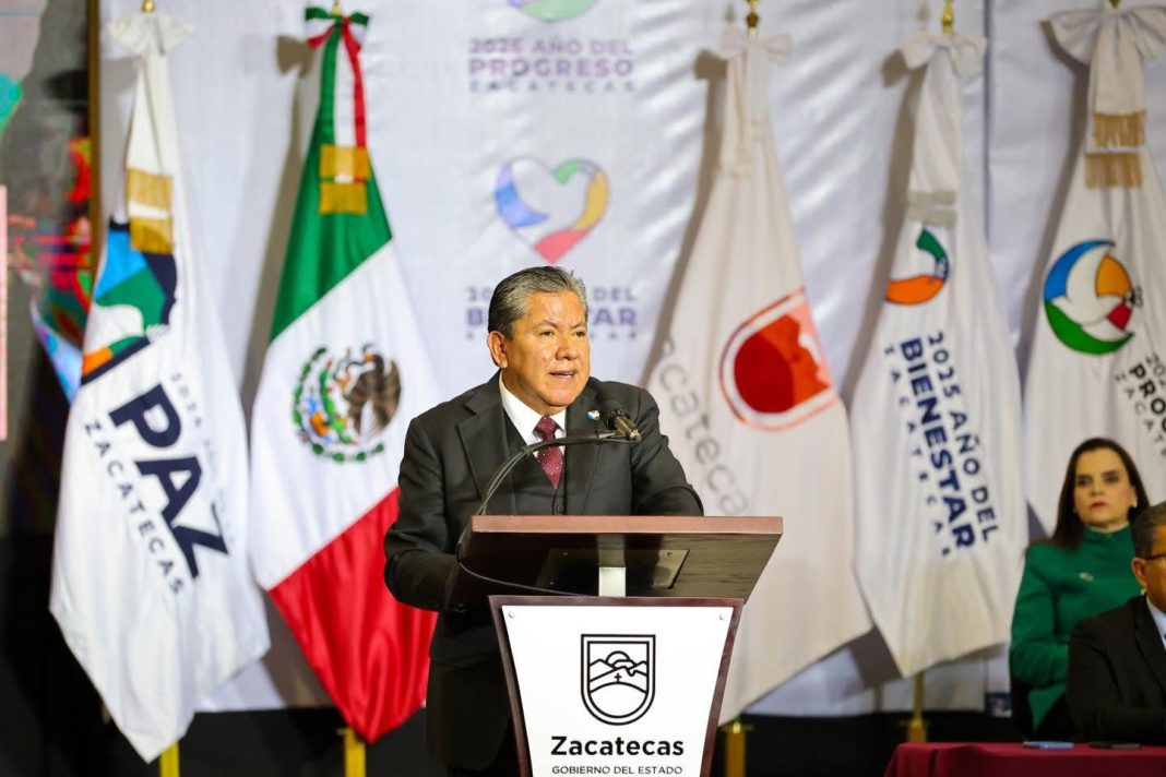 David Monreal, gobernador de Zacatecas. Foto: Cortesía.