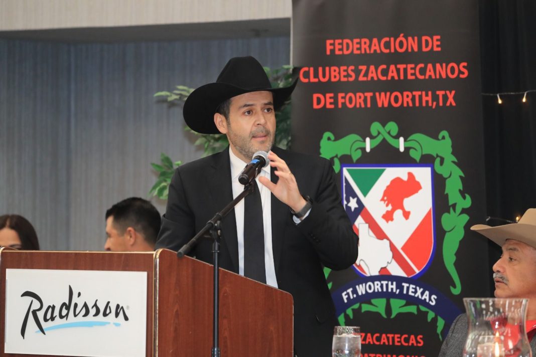 Ulises Mejía subrayó que busca fortalecer el voto de los mexicanos en el exterior. Foto: Cortesía.