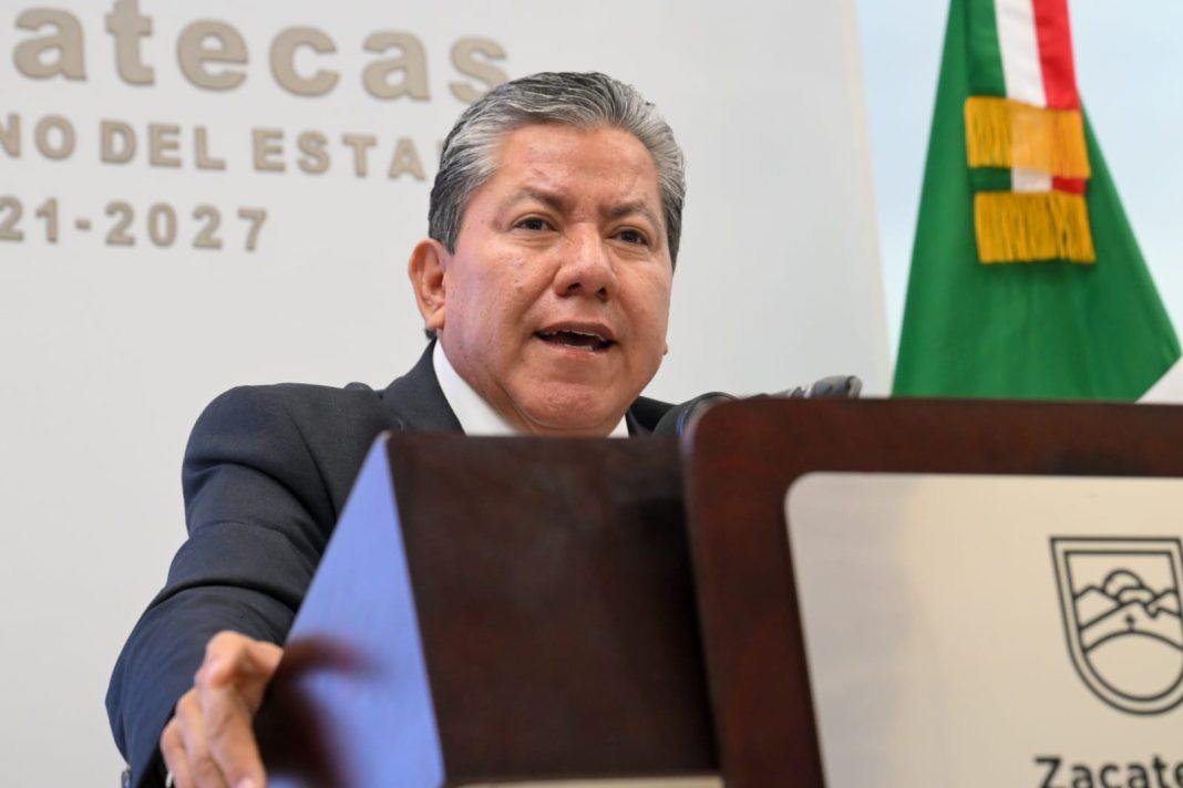 El gobernador David Monreal Ávila destacó los resultados. Foto: Godezac.