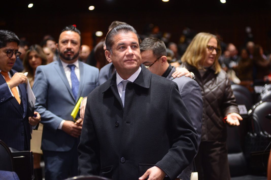 Carlos Puente recordó que la reforma se construyó en conjunto con los trabajadores y con los empresarios e industriales. Foto: Cortesía.