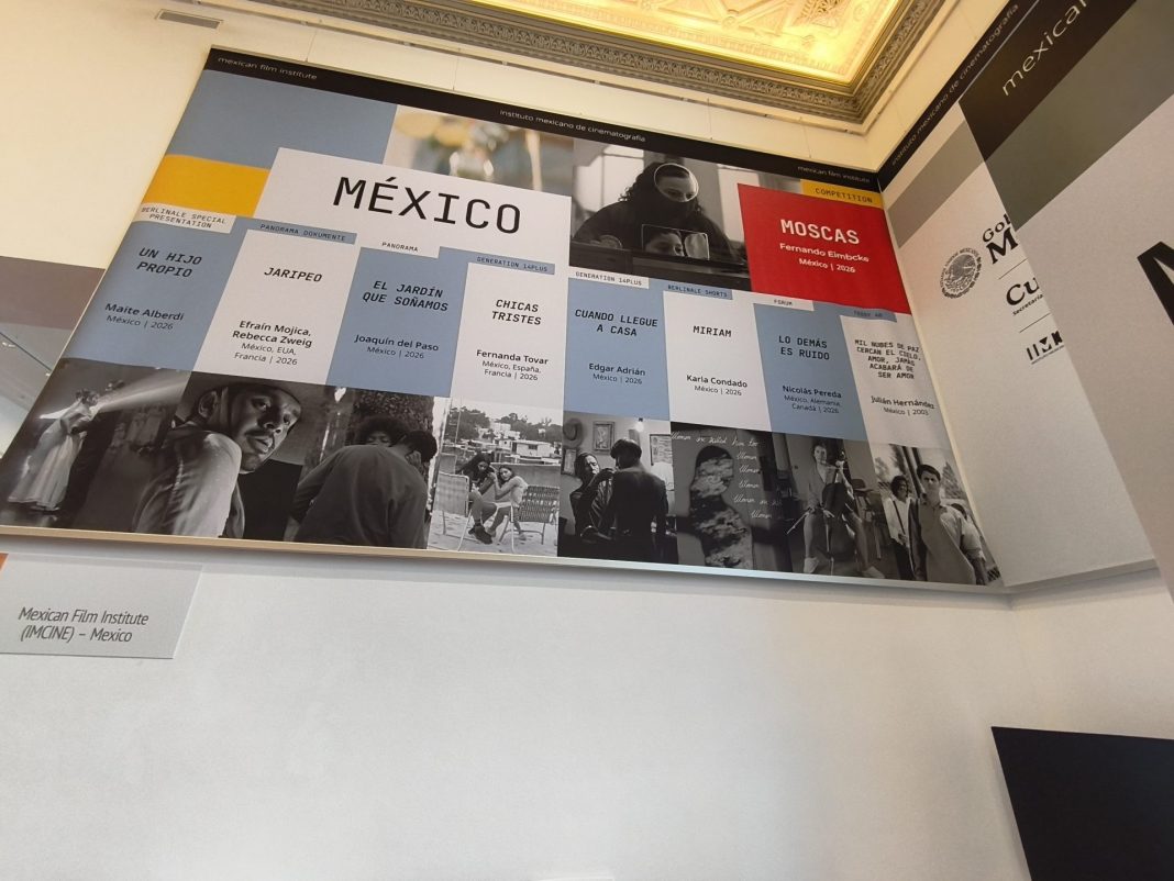 IMCINE en el stand del mercado del cine en La Berlinale 2026