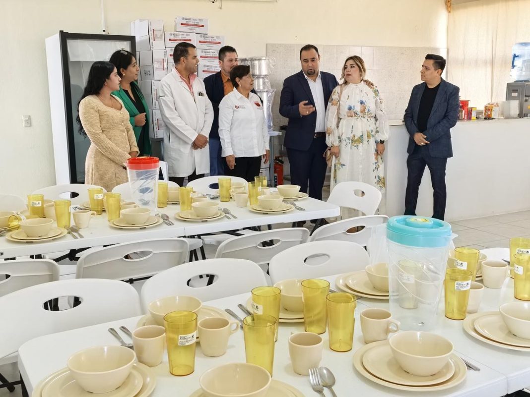 Para la operación de este comedor escolar, se realizó una inversión superior a los 150 mil pesos. Foto: Godezac