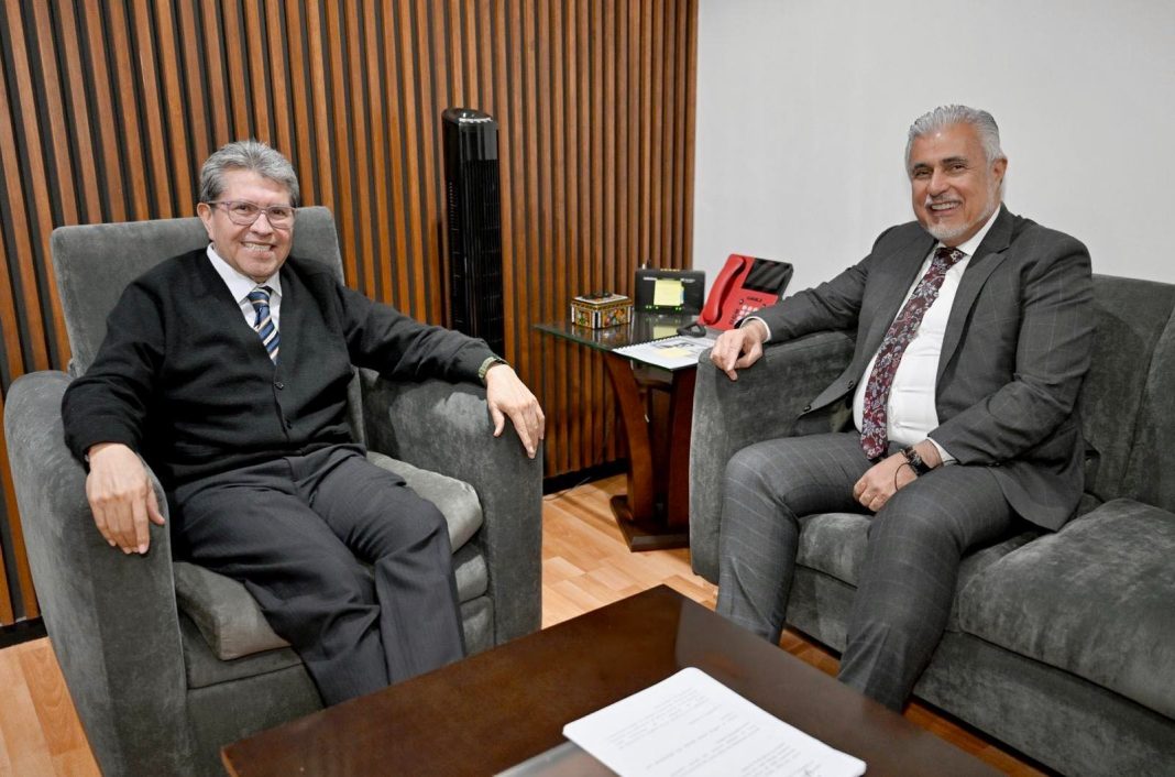 Ricardo Monreal y José Narro Céspedes. Foto: Cortesía.