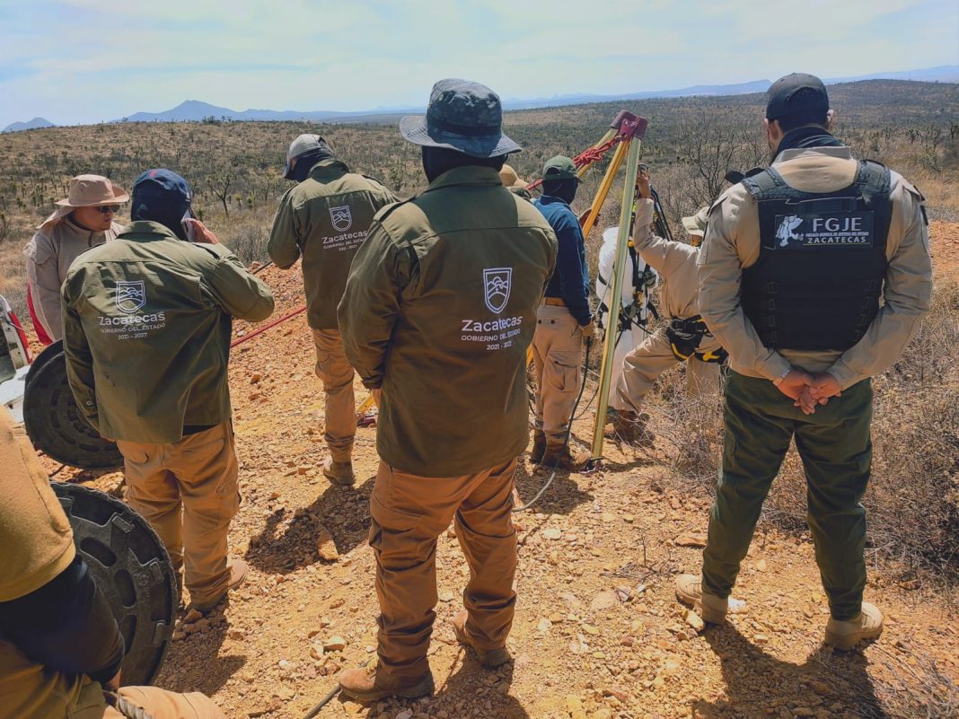 Se hicieron exploraciones al interior de tiros ubicados en las inmediaciones de la comunidad de Casa Blanca. Foto: Cortesía.