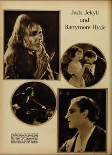 John Barrymore Dr Jekyll y Mr Hyde. Motion Picture Classic, 1920