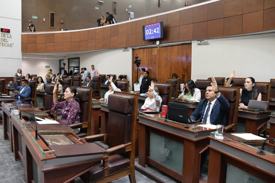 El Pleno de la Asamblea zacatecana aprobó la minuta. Foto: Cortesía.