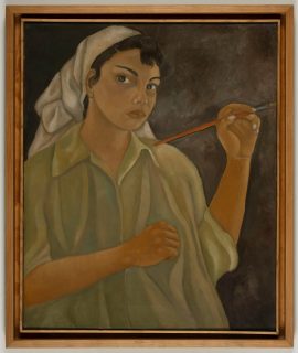 Lilia Carrillo. De la exposición Todo es sugerente, en el Museo de Arte Abstracto Manuel Felguérez. 