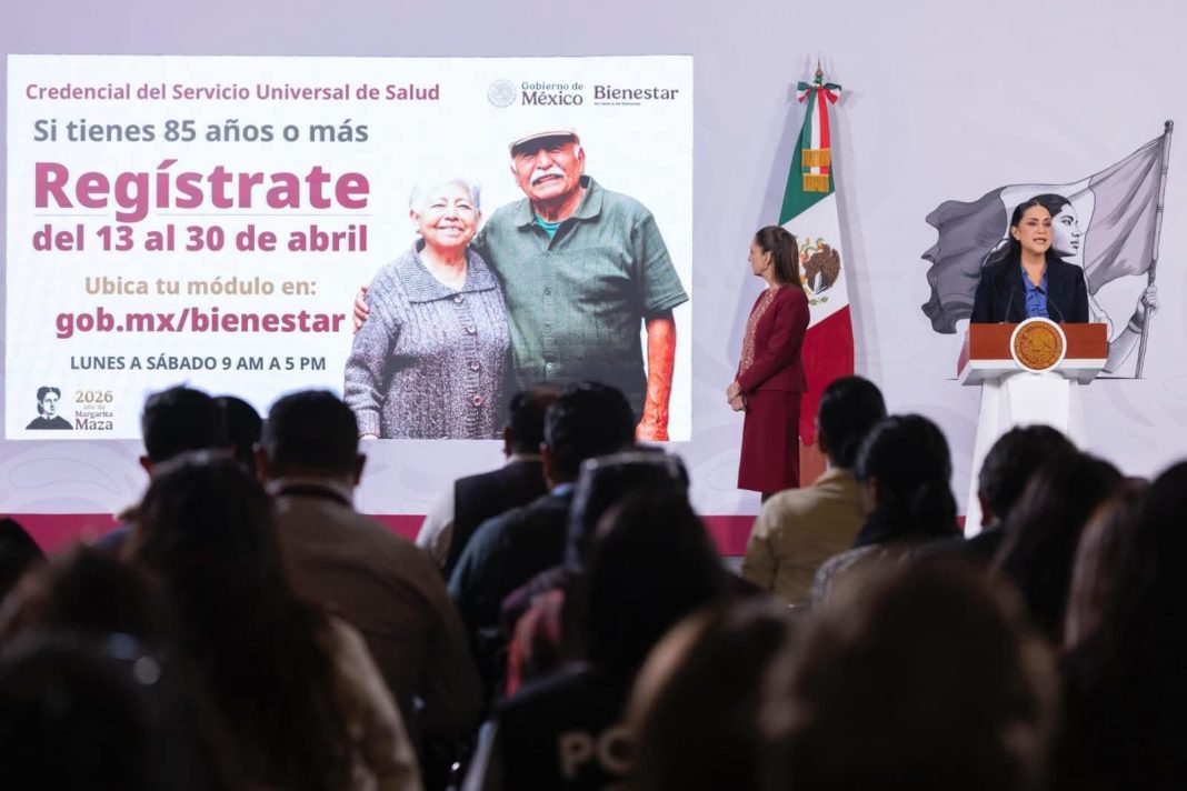 La secretaria de Bienestar, Ariadna Montiel Reyes, anunció que este mes dará inicio el registro. Foto: Cortesía.