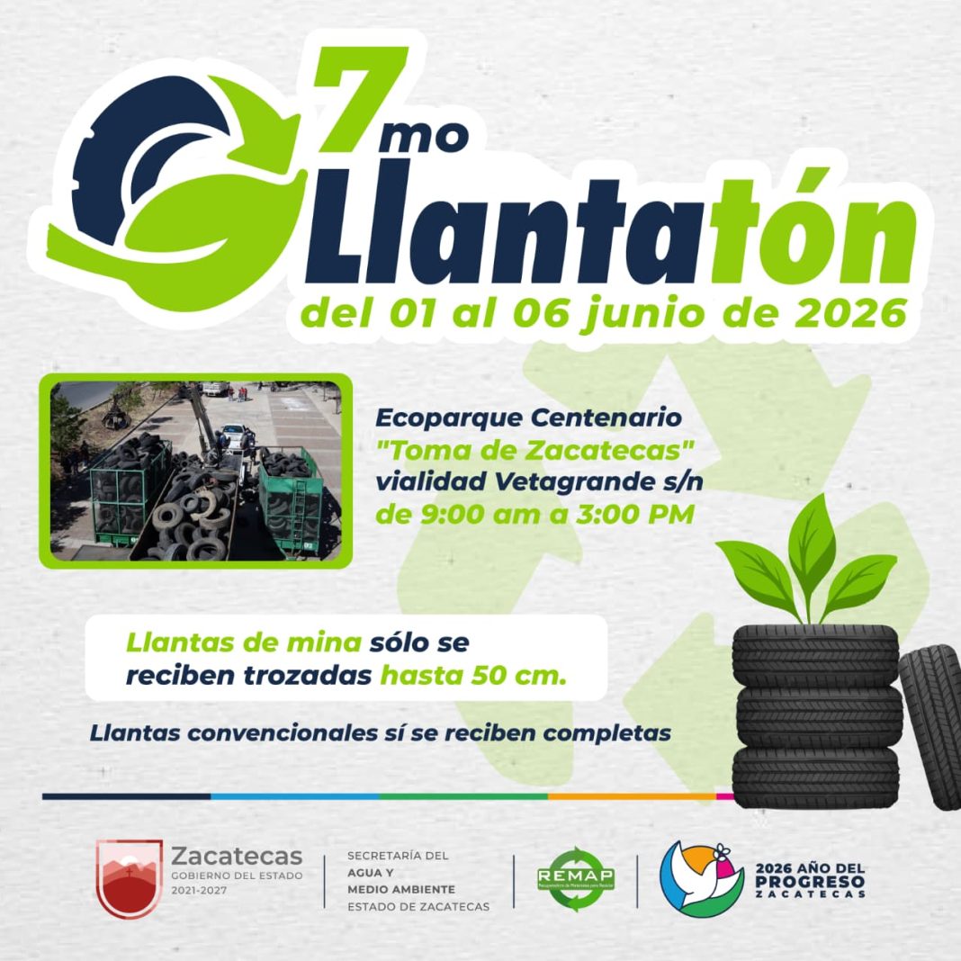 El Llantatón se realizará del lunes 1 al sábado 6 de junio. Foto: Cortesía.