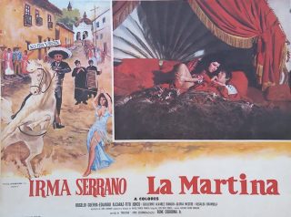 Cartel de La Martina, con Irma Serrano.