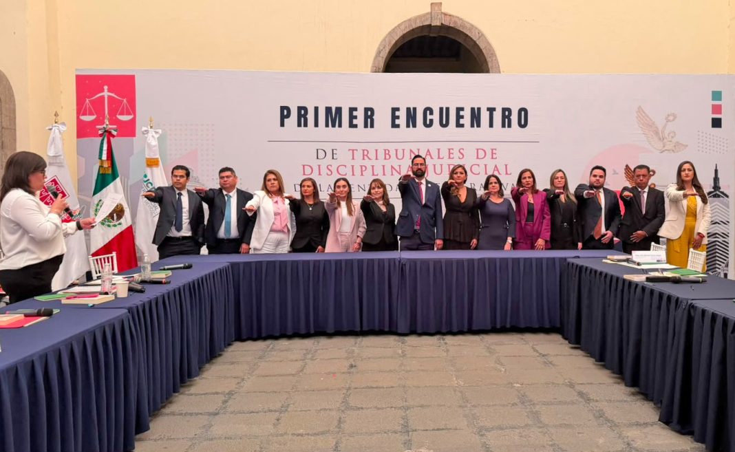 Las magistradas zacatecanas se reunieron con ministros de la SCJN y con el presidente del PJCDMX y de la Conatrib. Foto: Cortesía